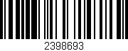 Código de barras (EAN, GTIN, SKU, ISBN): '2398693'