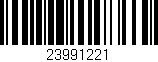 Código de barras (EAN, GTIN, SKU, ISBN): '23991221'