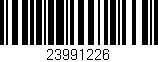Código de barras (EAN, GTIN, SKU, ISBN): '23991226'