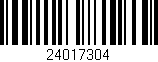 Código de barras (EAN, GTIN, SKU, ISBN): '24017304'
