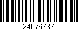 Código de barras (EAN, GTIN, SKU, ISBN): '24076737'