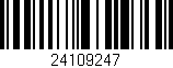 Código de barras (EAN, GTIN, SKU, ISBN): '24109247'