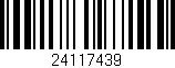 Código de barras (EAN, GTIN, SKU, ISBN): '24117439'