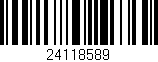 Código de barras (EAN, GTIN, SKU, ISBN): '24118589'