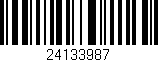 Código de barras (EAN, GTIN, SKU, ISBN): '24133987'
