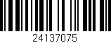 Código de barras (EAN, GTIN, SKU, ISBN): '24137075'