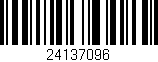 Código de barras (EAN, GTIN, SKU, ISBN): '24137096'