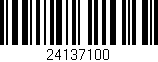 Código de barras (EAN, GTIN, SKU, ISBN): '24137100'