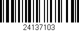 Código de barras (EAN, GTIN, SKU, ISBN): '24137103'