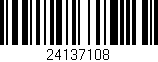 Código de barras (EAN, GTIN, SKU, ISBN): '24137108'