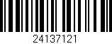 Código de barras (EAN, GTIN, SKU, ISBN): '24137121'