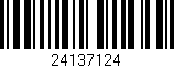 Código de barras (EAN, GTIN, SKU, ISBN): '24137124'