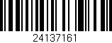 Código de barras (EAN, GTIN, SKU, ISBN): '24137161'