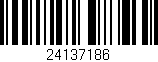 Código de barras (EAN, GTIN, SKU, ISBN): '24137186'