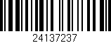 Código de barras (EAN, GTIN, SKU, ISBN): '24137237'
