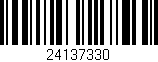 Código de barras (EAN, GTIN, SKU, ISBN): '24137330'