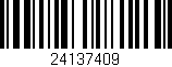 Código de barras (EAN, GTIN, SKU, ISBN): '24137409'