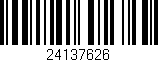Código de barras (EAN, GTIN, SKU, ISBN): '24137626'