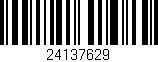 Código de barras (EAN, GTIN, SKU, ISBN): '24137629'
