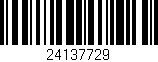 Código de barras (EAN, GTIN, SKU, ISBN): '24137729'