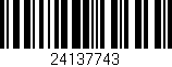 Código de barras (EAN, GTIN, SKU, ISBN): '24137743'