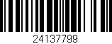 Código de barras (EAN, GTIN, SKU, ISBN): '24137799'