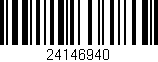 Código de barras (EAN, GTIN, SKU, ISBN): '24146940'