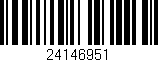 Código de barras (EAN, GTIN, SKU, ISBN): '24146951'