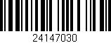 Código de barras (EAN, GTIN, SKU, ISBN): '24147030'