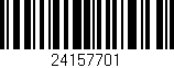 Código de barras (EAN, GTIN, SKU, ISBN): '24157701'