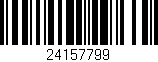 Código de barras (EAN, GTIN, SKU, ISBN): '24157799'
