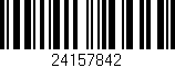 Código de barras (EAN, GTIN, SKU, ISBN): '24157842'