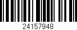 Código de barras (EAN, GTIN, SKU, ISBN): '24157948'