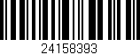 Código de barras (EAN, GTIN, SKU, ISBN): '24158393'