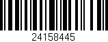 Código de barras (EAN, GTIN, SKU, ISBN): '24158445'