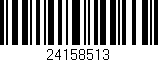 Código de barras (EAN, GTIN, SKU, ISBN): '24158513'