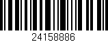 Código de barras (EAN, GTIN, SKU, ISBN): '24158886'
