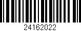 Código de barras (EAN, GTIN, SKU, ISBN): '24162022'