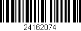Código de barras (EAN, GTIN, SKU, ISBN): '24162074'