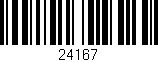 Código de barras (EAN, GTIN, SKU, ISBN): '24167'