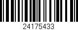 Código de barras (EAN, GTIN, SKU, ISBN): '24175433'