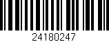 Código de barras (EAN, GTIN, SKU, ISBN): '24180247'