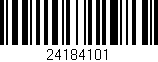 Código de barras (EAN, GTIN, SKU, ISBN): '24184101'