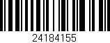 Código de barras (EAN, GTIN, SKU, ISBN): '24184155'