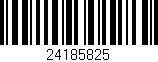 Código de barras (EAN, GTIN, SKU, ISBN): '24185825'