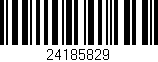Código de barras (EAN, GTIN, SKU, ISBN): '24185829'