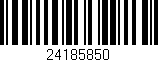 Código de barras (EAN, GTIN, SKU, ISBN): '24185850'