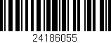 Código de barras (EAN, GTIN, SKU, ISBN): '24186055'