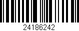 Código de barras (EAN, GTIN, SKU, ISBN): '24186242'