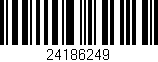 Código de barras (EAN, GTIN, SKU, ISBN): '24186249'